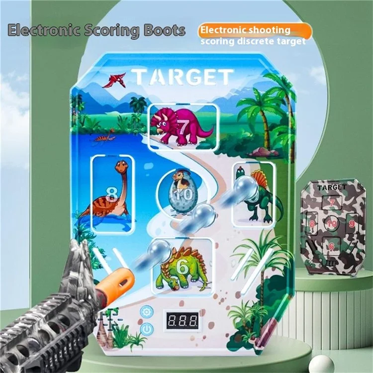 Elektronisches Zielscheibensystem für Kinder mit 3 Spielmodi, automatischer Rücksetzung, Schaumblaster-Schießpraxis-Ziele - MH3112A