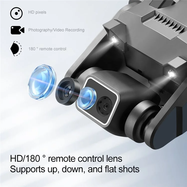RG700PRO Drohne mit Dual-Kamera, bürstenlosem Motor, HD-Luftfotografie und Quadcopter mit 2 Batterien