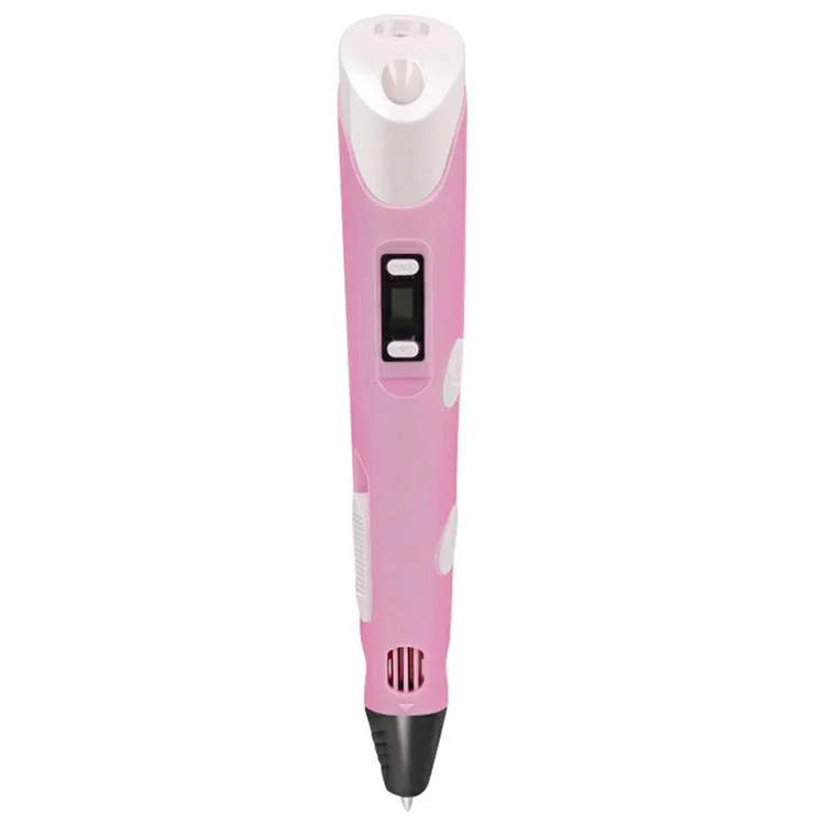 2nd Generation 3D Printing Pen High Temperature 3D Drawing DIY Doodling Tool - Pink