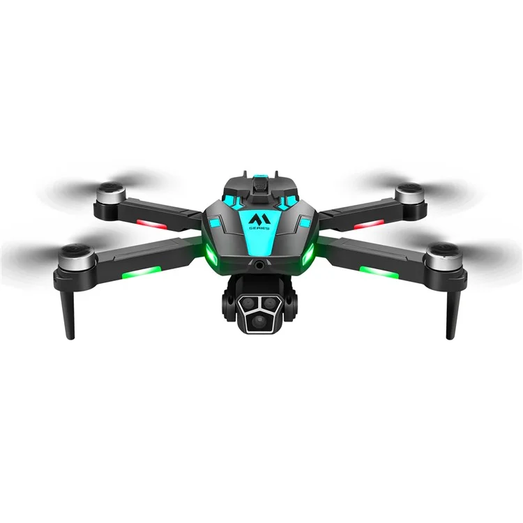 M5s WiFi FPV Optical Flow Positioning Brushless RC Drone 4CH 6 Axis Gyro Quadcopter with Dual HD Cameras ( with 1 Battery ) - Blue
