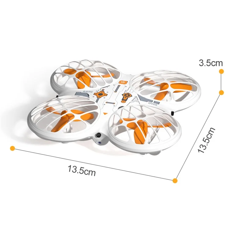H122 Smart Obstacle Avoidance Drone with Neon Light HD Aerial Photography Quadcopter with 1 Battery