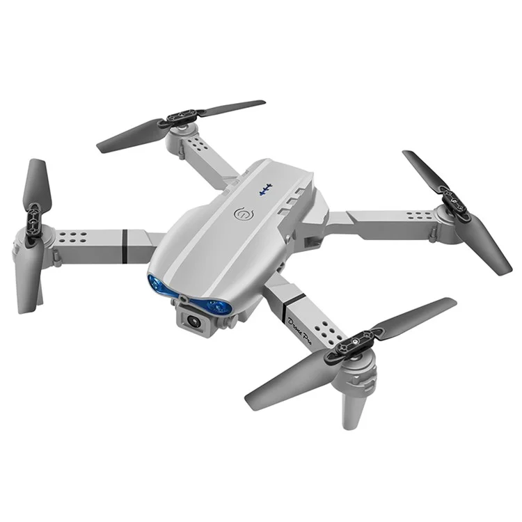 Dron Plegable de Flujo Óptico con Controlador de Pantalla, Sin Luces, Batería Única - E99 Gris
