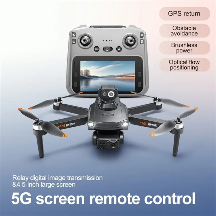 RG800 MAX Brushless Drone Dual Camera GPS Positioning Obstacle Avoidance FPV Quadcopter with 1 Battery