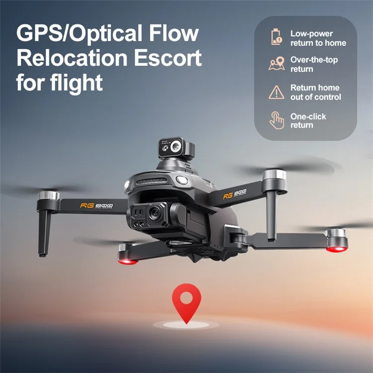 RG800 MAX Brushless Drone Dual Camera GPS Positioning Obstacle Avoidance FPV Quadcopter with 1 Battery