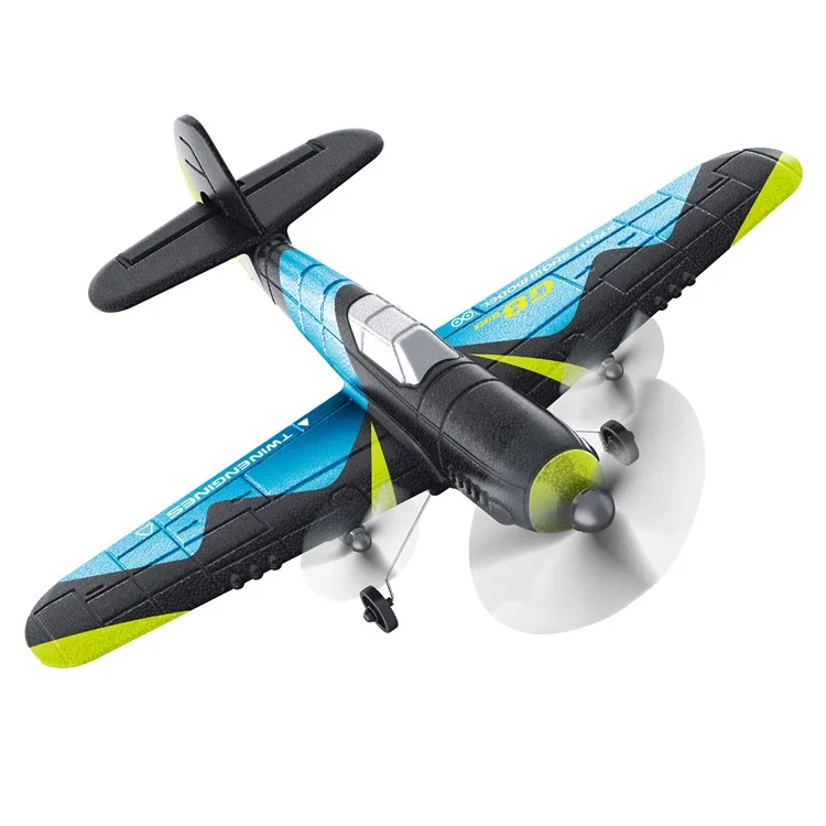 4DRC 4D-G8 EPP Foam RC Airplane 6 Axis Gyroscope Fixed Wing Glider Aircraft Toy for Kids, with 2 Battery