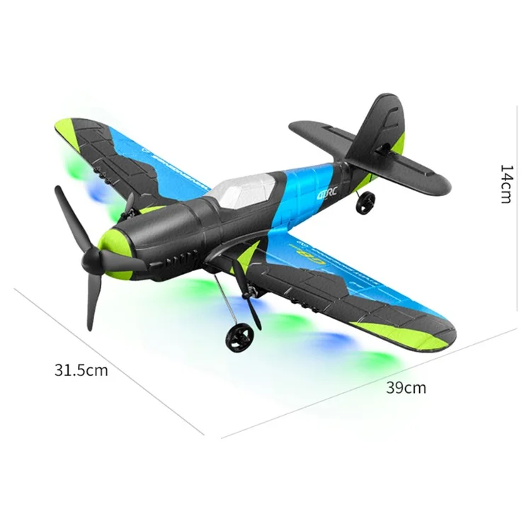 4DRC 4D-G8 EPP Foam RC Airplane 6 Axis Gyroscope Fixed Wing Glider Aircraft Toy for Kids, with 2 Battery