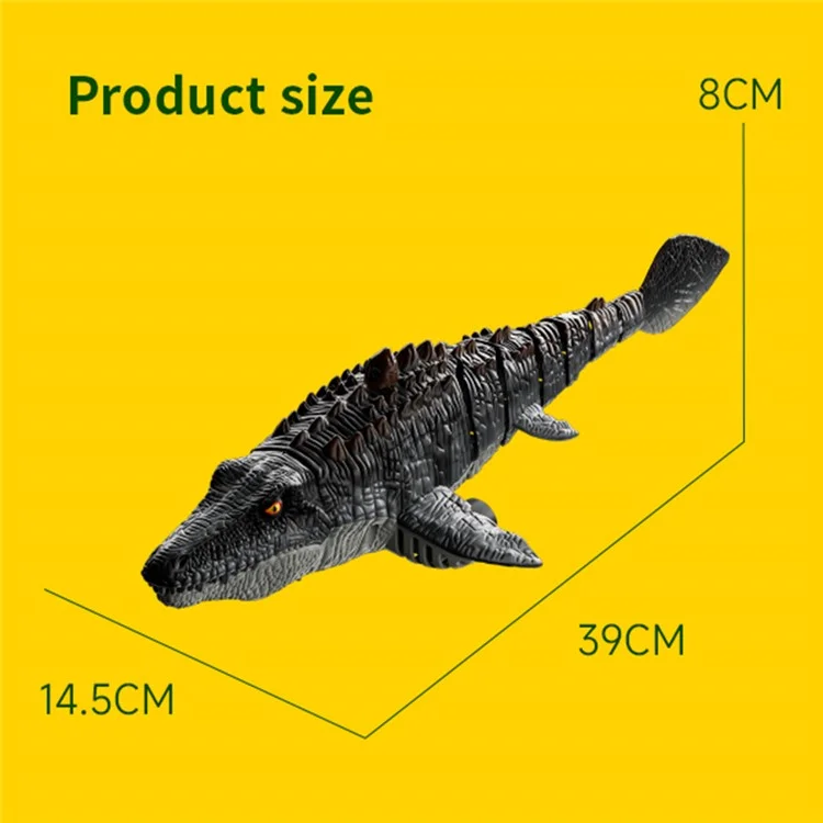 4DRC 4D-S11 2.4G Remote Control Mosasaur Shape RC Boat Water Spraying Toy with Camera, with 1 Battery