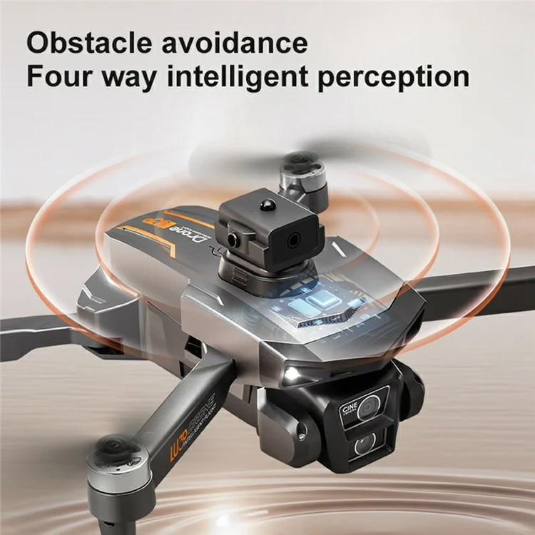LU30 GPS Brushless Drone Obstacle Avoidance HD Aerial Photography RC Aircraft with 4.5 Inch Screen Controller, Dual Battery
