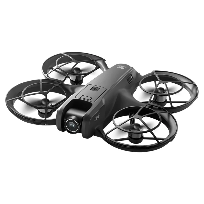 V666 Dual HD Camera Mini Drone Optical Flow Positioning RC Aircraft with Screen Remote, 1 Battery - Black
