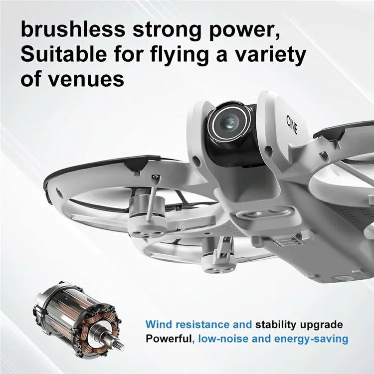 V666 Dual HD Camera Mini Drone Optical Flow Positioning RC Aircraft with Screen Remote, 2 Batteries - Grey