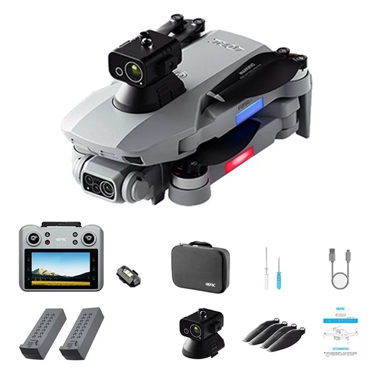 4DRC 4D-F8 GPS Positioning RC Drone HD Aerial Photography Brushless Quadcopter with Obstacle Avoidance, Dual Batteries