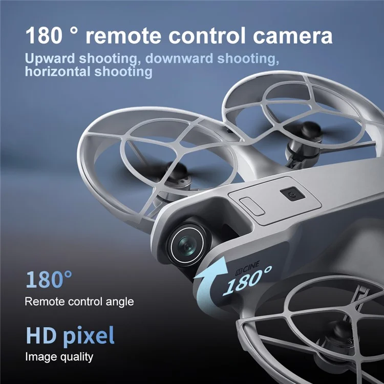 M88 Drone Quadricoptère avec Stabilisation par Flux Optique et Double Caméra HD pour Photographie Aérienne, Trois Batteries