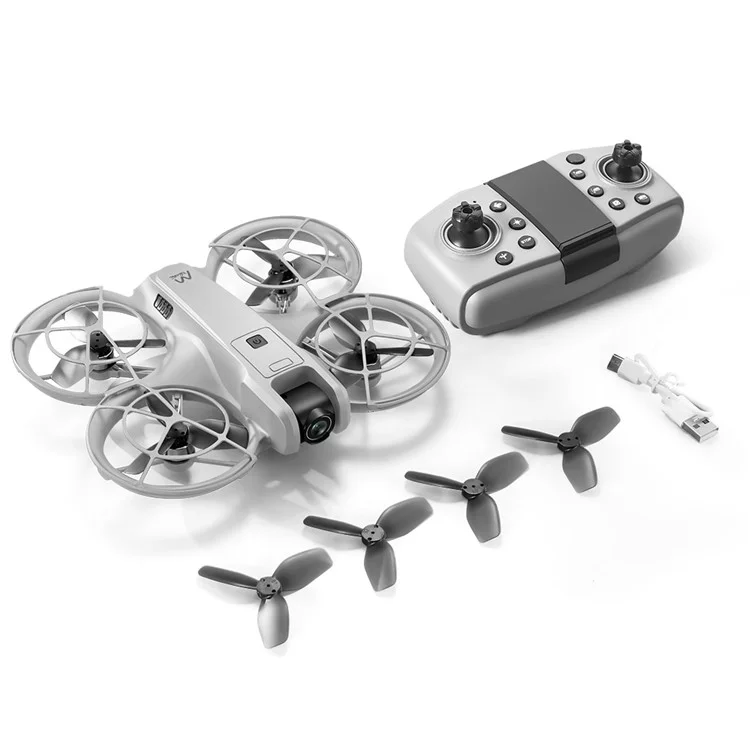 M88 Drone Quadricoptère avec Stabilisation par Flux Optique et Double Caméra HD pour Photographie Aérienne, Trois Batteries
