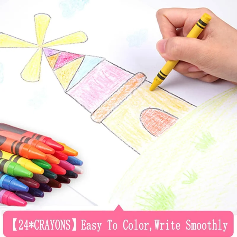 208 Crayons de Couleur Aquarellables pour Dessin, Esquisse et Peinture - Rose
