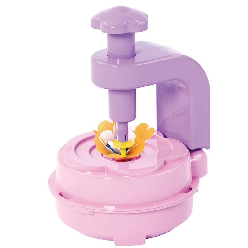 2629-T37A Conjunto de Bouquet de Tela Hecho a Mano para Niños, Máquina de Relieve para Manualidades de Flores, Juguete Puzzle