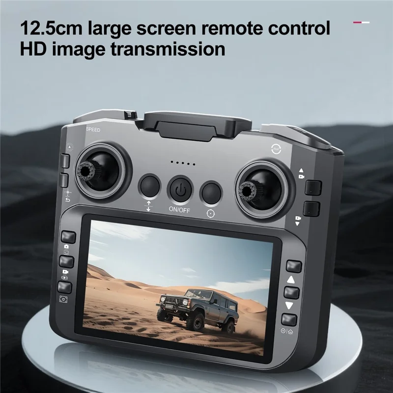 E88 GT Drone Quadricottero Pieghevole RC con Mantenimento dell'Altitudine, Modalità Senza Testa, Telecomando con Ampio Display, Singola Batteria - Nero