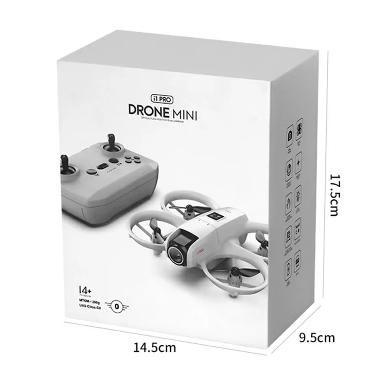 i1PRO 4K HD Camera Drone Intelligent Obstacle Avoidance Kids RC Quadcopter Mini Aircraft Toy, 1 Battery