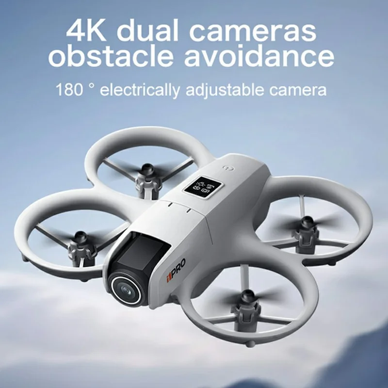i1PRO 4K HD Camera Drone Intelligent Obstacle Avoidance Kids RC Quadcopter Mini Aircraft Toy, 1 Battery