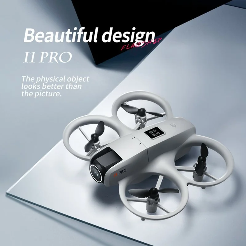 i1PRO 4K HD Camera Drone Intelligent Obstacle Avoidance Kids RC Quadcopter Mini Aircraft Toy, 1 Battery