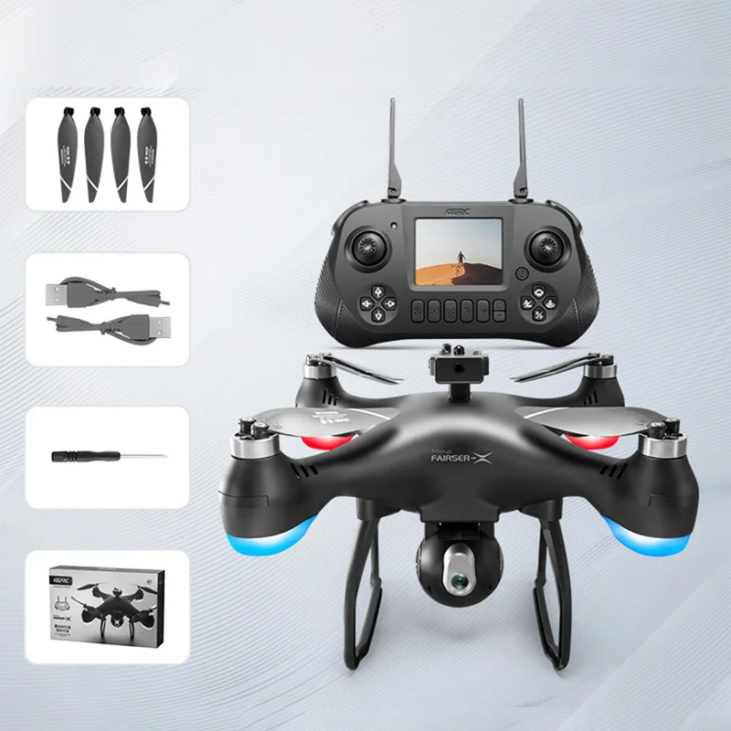 4DRC 4D-F1 HD Camera Obstacle Avoidance Optical Flow Positioning Remote Control Aircraft with Dual Battery