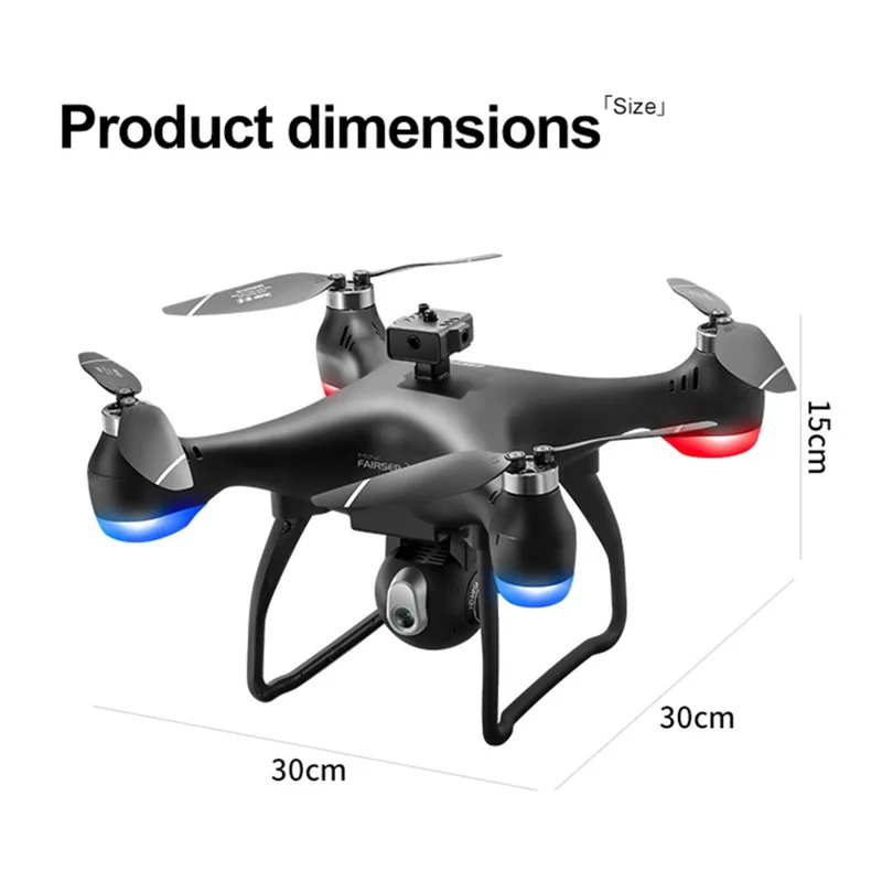 4DRC 4D-F1 HD Camera Obstacle Avoidance Optical Flow Positioning Remote Control Aircraft with Dual Battery