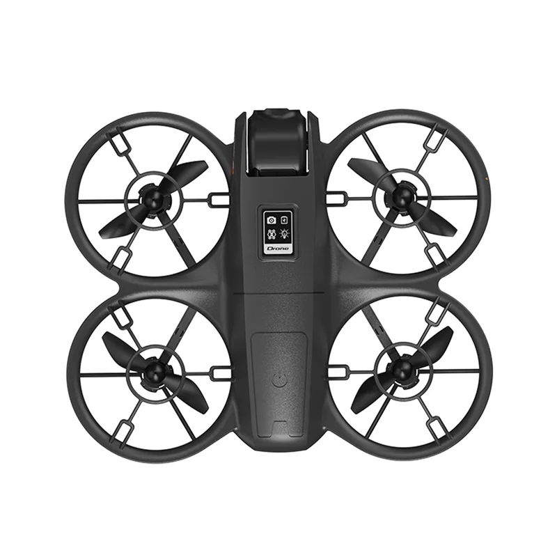 YL3 RC Drohne mit HD-Kamera Luftbildfotografie Fluggerät mit Bildschirm-Fernsteuerung / 8 GB Speicher / Einzelakku - Schwarz