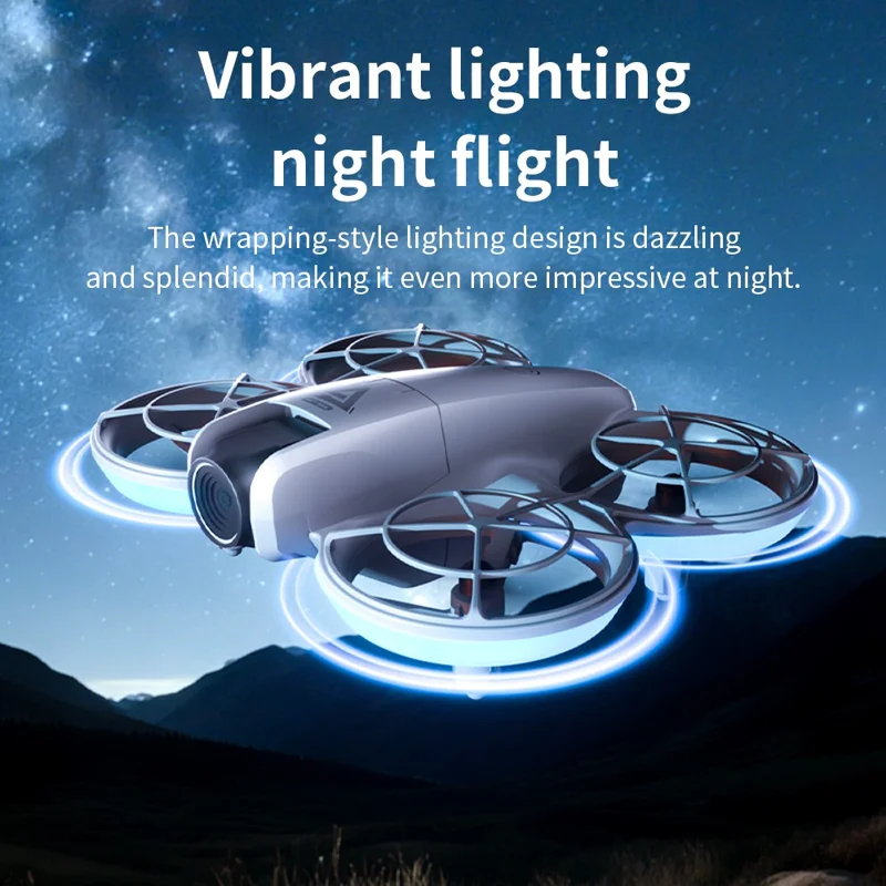 E69 Mini RC Drone Optical Flow Aerial Photography FPV Aircraft with Screen Controller, 3 Battery
