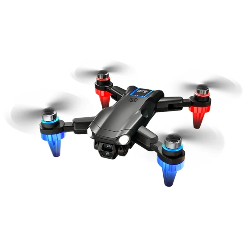 M9 Brushless Motor FPV Drone Optical Flow Obstacle Avoidance Dual HD Camera Foldable Quadcopter with Screen Controller, 3 Batteries