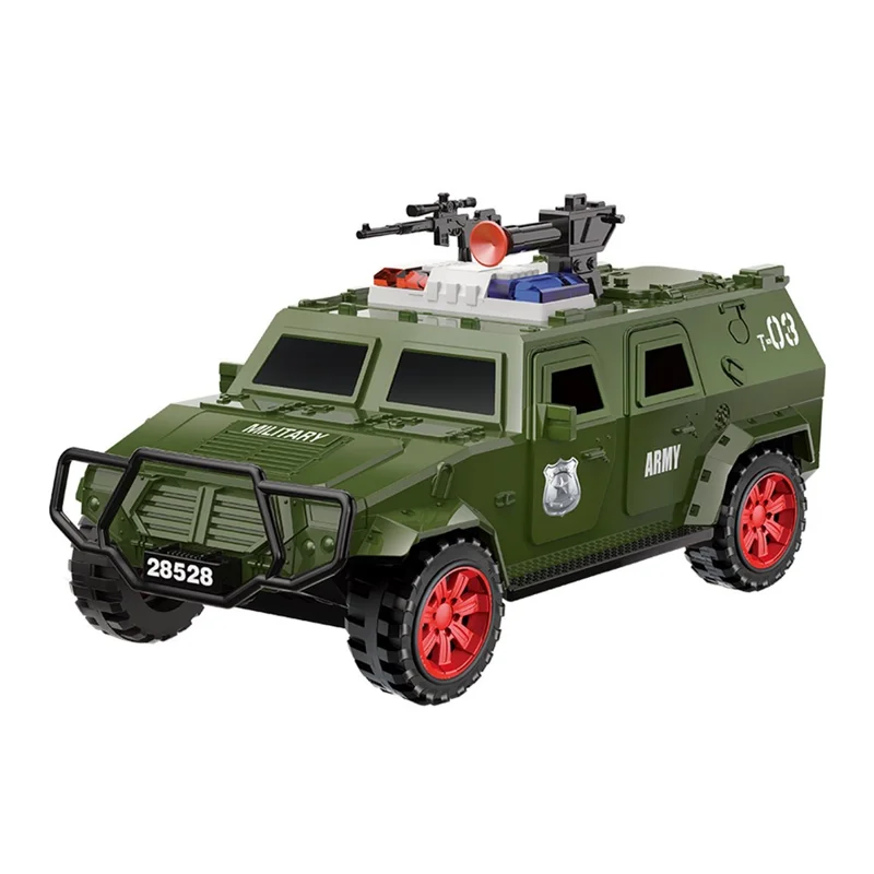 QY28528E Pengevogn Pengekasse til Børn med Manuelt Åbningsdør Sparebøsse Kreativ Tøjvognmodel til Drenge - Grøn