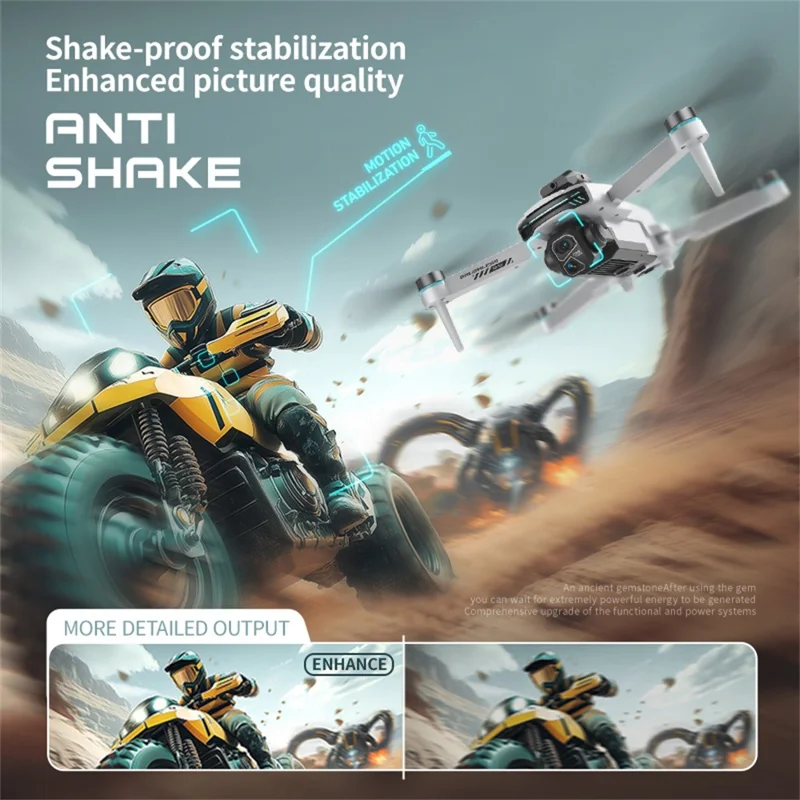 Z105 Drone con Cámara Dual, Evitación de Obstáculos Inteligente y Motores Sin Escobillas, con Pantalla de 4.3 Pulgadas y Control Remoto, con 1 Batería - Gris