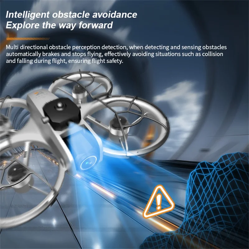 Z4 HD FPV Drone Brushless Optical Flow RC Quadcopter with 4.3 Inch Screen Remote Control, with 1 Battery