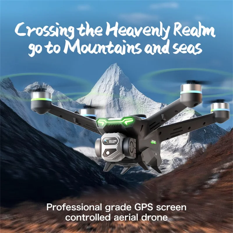 GT6 MAX Drone a Doppia Fotocamera GPS con Evitamento Ostacoli, Motore Brushless, Aeromobile RC con Schermo Remoto da 5,64 Pollici, con 2 Batterie