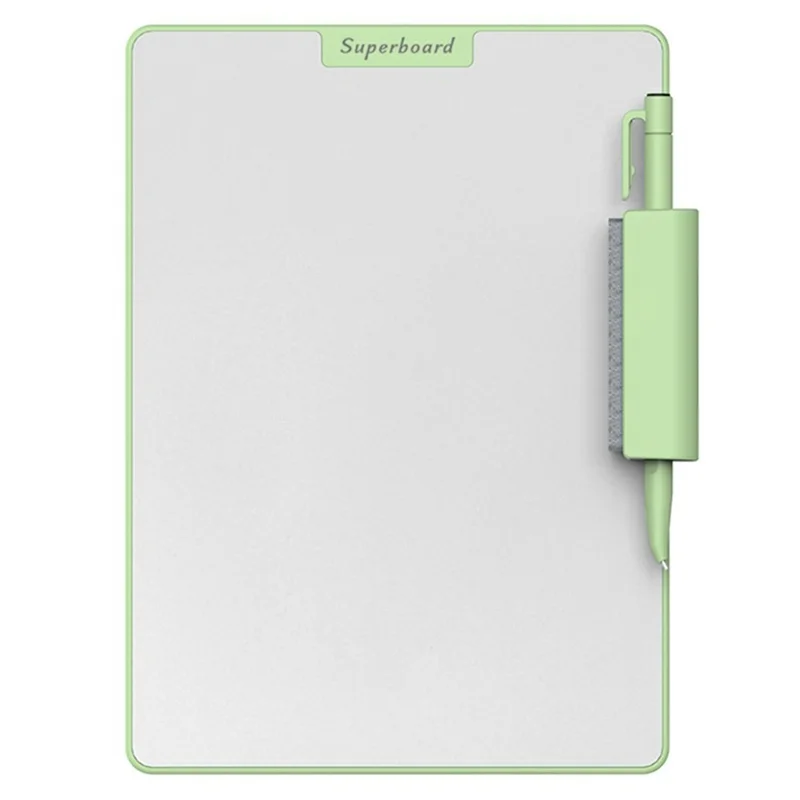 10 Inch ABS Plastic Magnetic Writing Tablet Nano Microcapsule Drawing Board with Eraser and Pen - Green