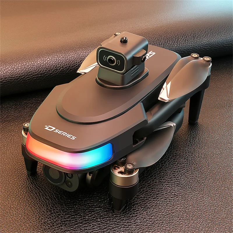 Câmera Aérea de Fotografia Panorâmica D19 1080P com Ângulo Amplo, Drone Dobrável com Motor Sem Escova e Controle Remoto com Tela de 4,5 Polegadas, com 1 Bateria
