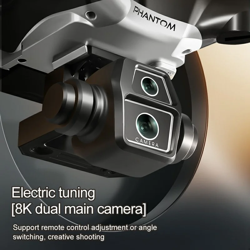 Z3 Brushless Quadcopter Dual Camera HD FPV RC Drone with 4.3 Inch Large Screen Remote Control, with 3 Batteries - Black