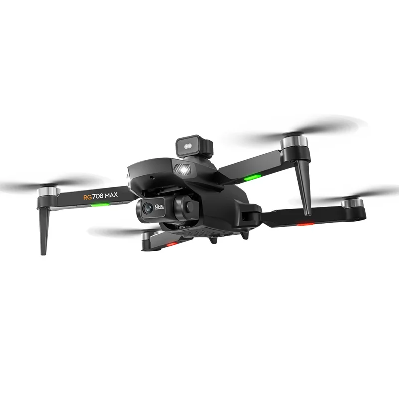 RG708MAX Single Battery 4.5 inch Screen-Controlled Dual-Axis Gimbal GPS-Positioning Brushless Quadcopter Drone with Obstacle Avoidance Sensor