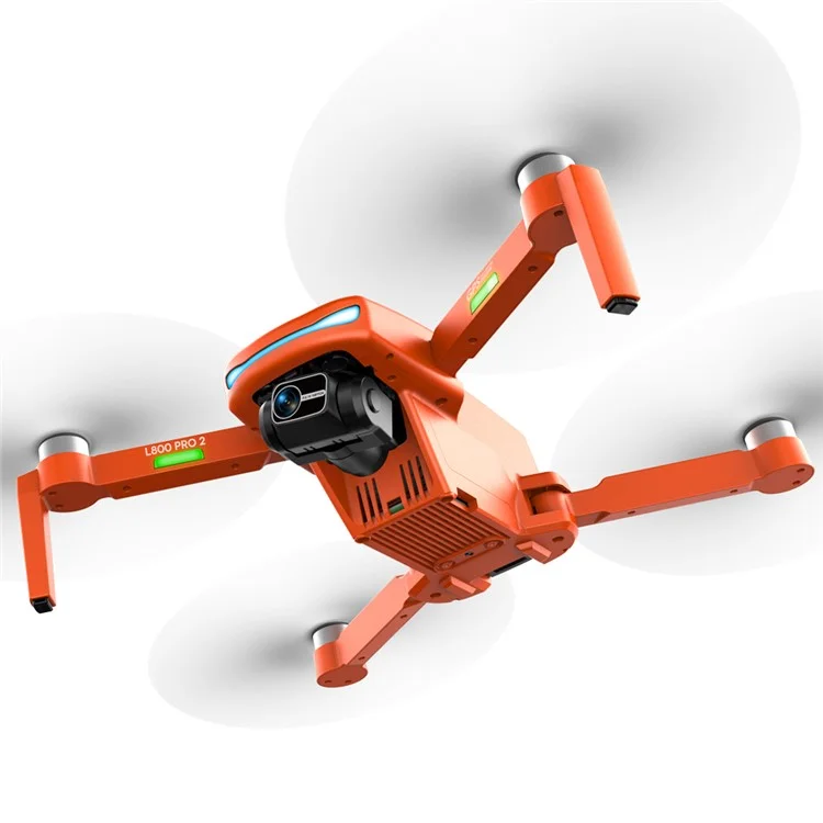 LYZ L800 Pro2 Quadricóptero plegable con GPS, evasión de obstáculos de 360 grados, sin escobillas y cámara 4K con estabilizador de 3 ejes (1 batería) 