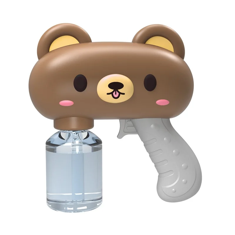 Pistolet à eau électrique Y9 design ours en peluche pulvérisation continue pistolet à eau haute pression cadeau pour enfants - Marron
