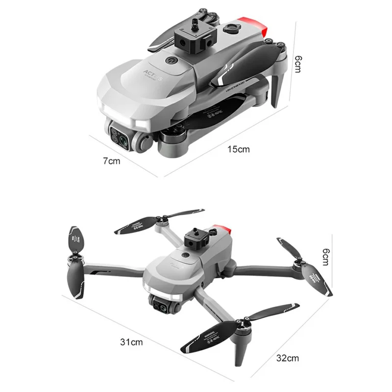 4DRC 4D-V34 4.5 inch Screen-Controlled GPS Brushless Drone Real-Time Transmission HD Aerial Photography Drone with Double Battery