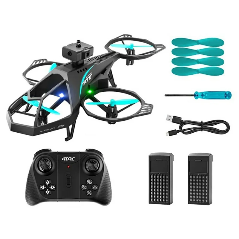 4DRC 4D-V35 360° Flips Quadcopter Stunt Helicopter Drone RC Aerobatic Aircraft with Obstacle Avoidance  /  LED Lights, Double Battery