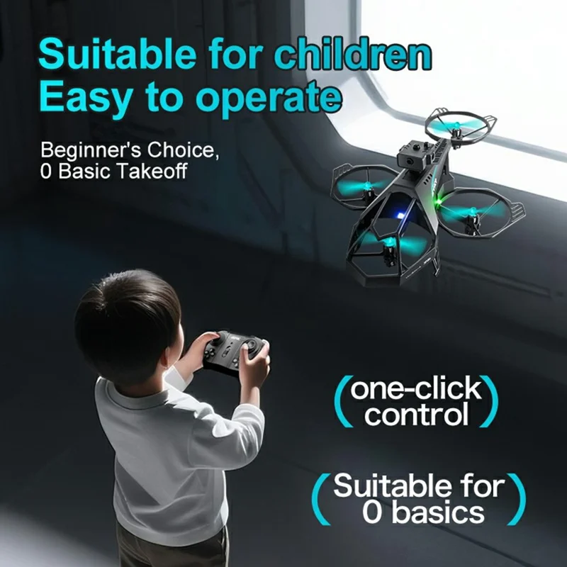 4DRC 4D-V35 360° Flips Quadcopter Stunt Helicopter Drone RC Aerobatic Aircraft with Obstacle Avoidance  /  LED Lights, Double Battery