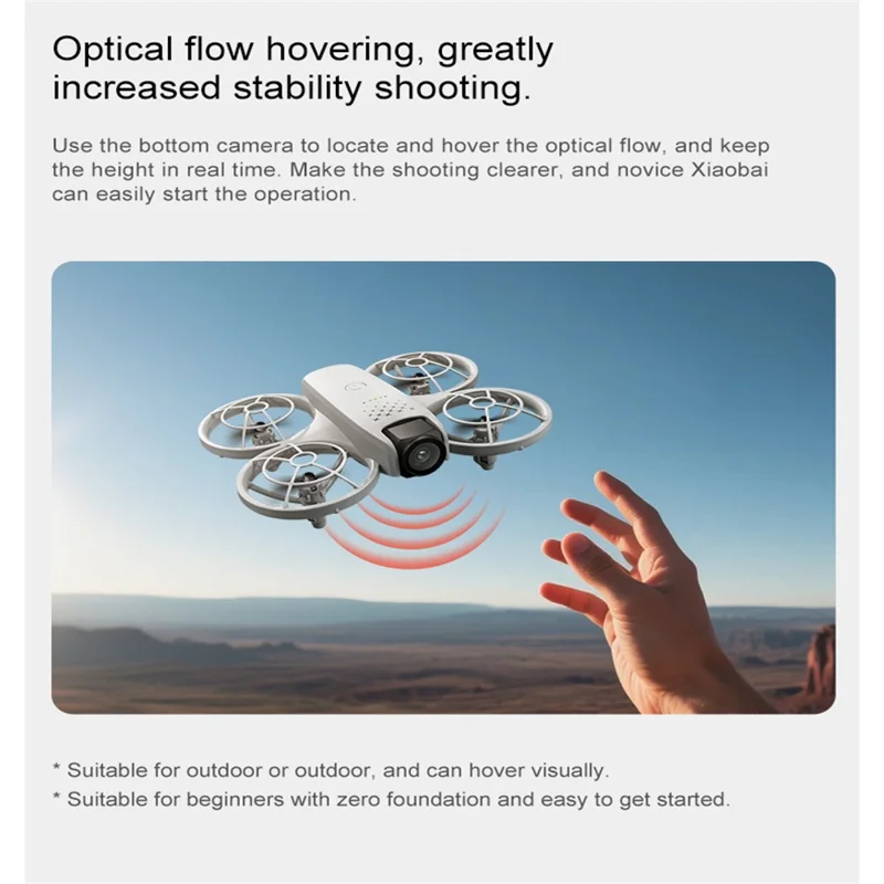 Drone 4DRC 4D-V53 com 2 Baterias WiFi FPV com Posicionamento por Fluxo Ótico e Quadricóptero com Ecrã Remoto de 4,5 Polegadas