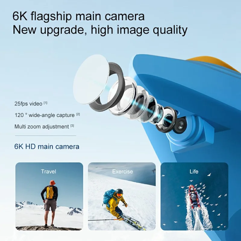 4DRC 4D-V56 Glider Drone with 1 Battery Intelligent Altitude Hold RC Airplane without Camera - Blue