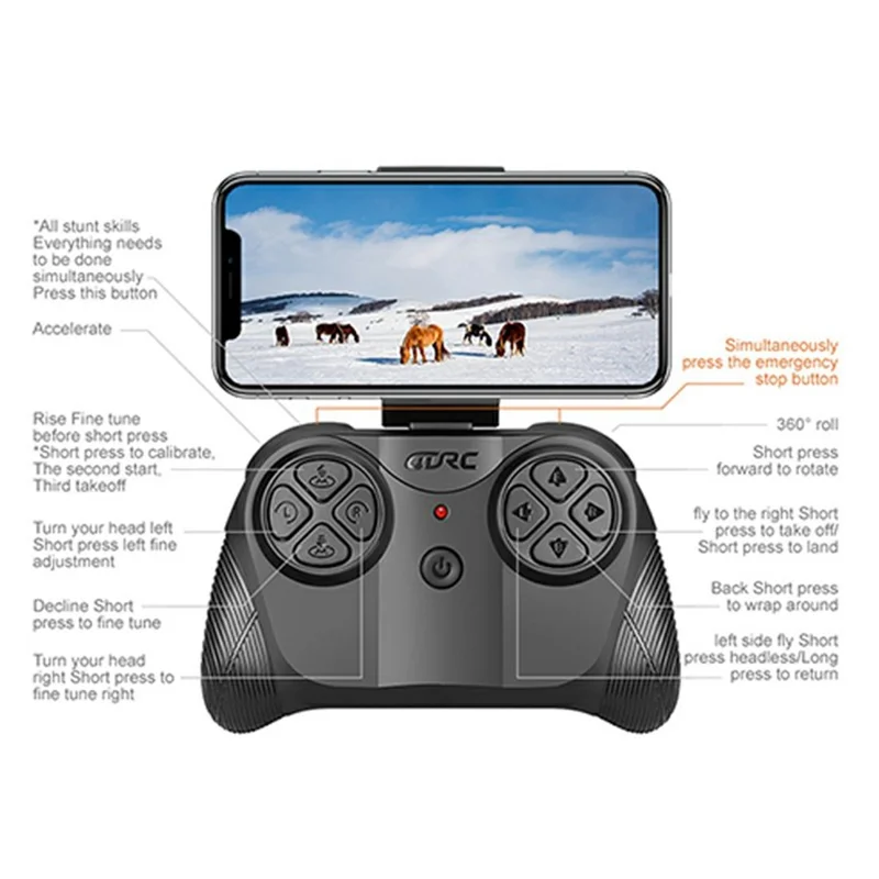 4DRC 4D-V56 Glider Drone with 1 Battery Intelligent Altitude Hold RC Airplane without Camera - Blue