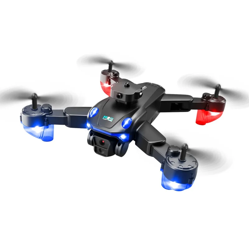 Drone M2S con Doppia Fotocamera, Quadricottero con Posizionamento a Flusso Ottico e Batteria Singola per Fotografia Aerea - Nero