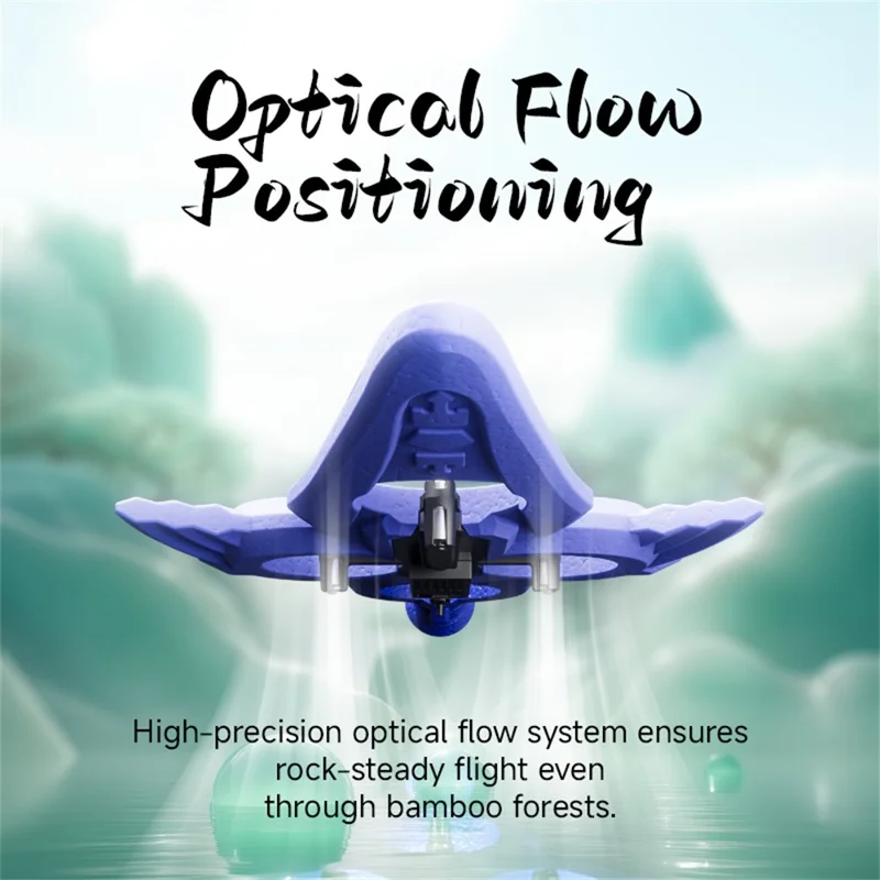 4DRC 4D-V57 Sword Design Drone with 1 Battery Optical Flow Positioning HD Aerial Photography Aircraft - Purple