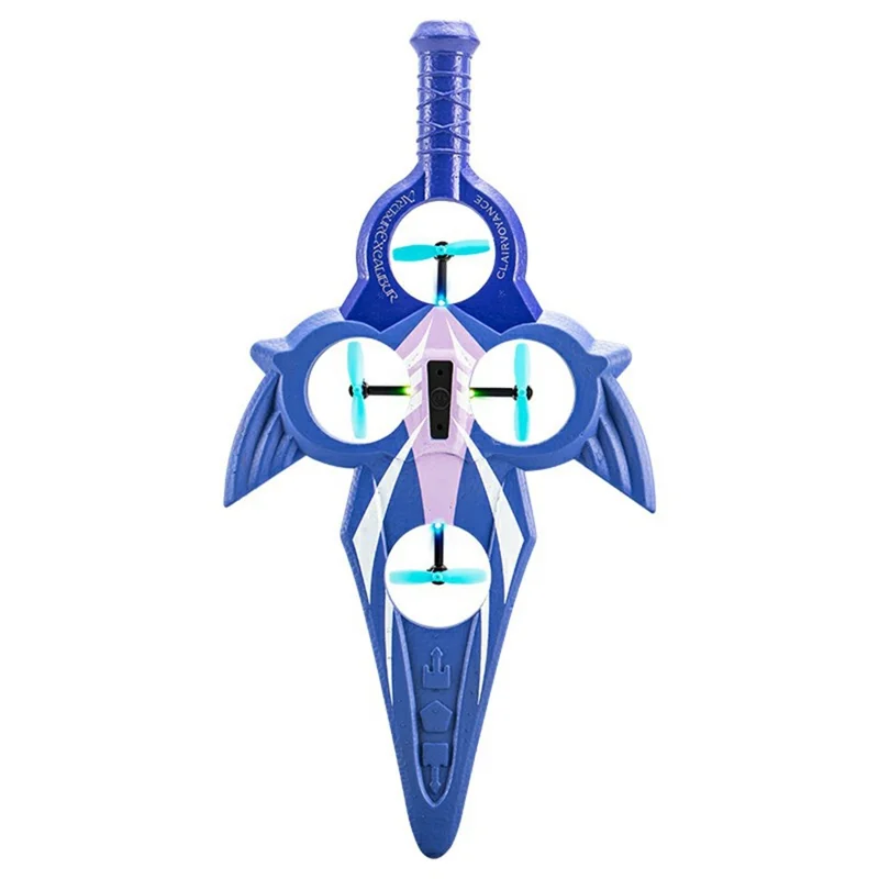 4DRC 4D-V57 Sword Design Drone with 2 Batteries Optical Flow Positioning HD Aerial Photography Aircraft - Purple