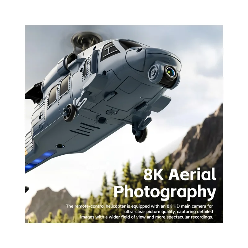 4DRC 4D-L2 RC Helicopter with 2 Batteries HD Aerial Photography Optical Flow Positioning 6-Axis Gyroscope Drone