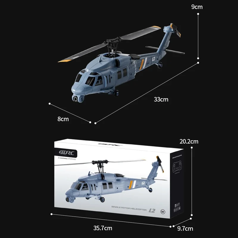 4DRC 4D-L2 RC Helicopter with 2 Batteries HD Aerial Photography Optical Flow Positioning 6-Axis Gyroscope Drone