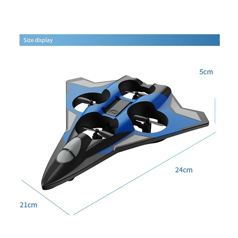 YL89 EPP Foam RC Drone 360 Degree Stunt Roll 2.4G Remote Control Quadcopter for Beginner - Red